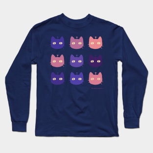 9 Sunset Kitty by Sunnie Meowtlu Long Sleeve T-Shirt